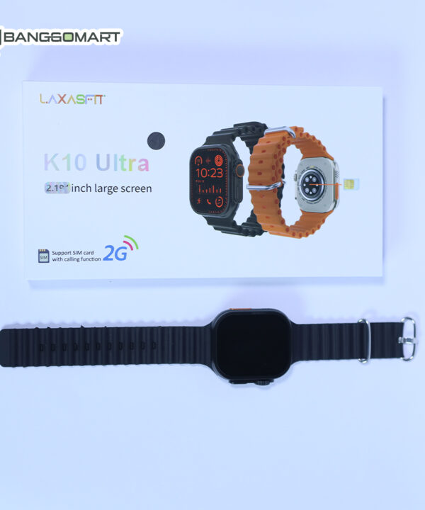 Laxasfit K10 Ultra Smart Watch With Sim Supported