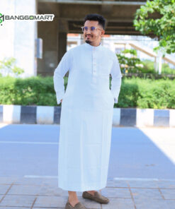 Al Aseel Premium Jubba White Color (Code - A100)