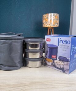 Freso 3 Bati Stainless Steel Tiffin Box