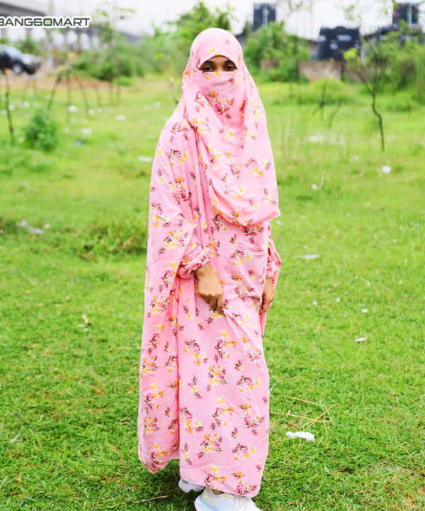 দুবাই চেরী কাপড়ের সিঙ্গেল লং খিমার (CK-53)