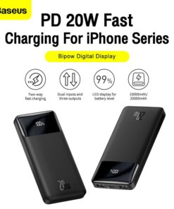 Baseus Bipow Digital Display Fast charge Power bank 10000mAh 25W-Black