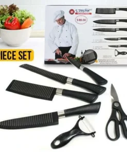 Zepter Stainless Steel 6Pcs Kitchen Knife Set