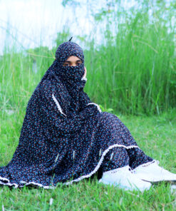 লিলিয়ান সুতি কাপড়ের প্লাজু ও লং খিমার সেট (KC-08)