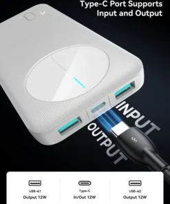 Joyroom JR-PBF12 10000mAh 12W 2.4A LED Power Bank