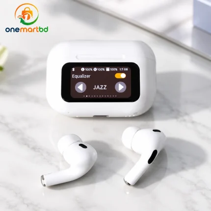 Airpod Pro 2 Generation with Touch Screen Display (White)