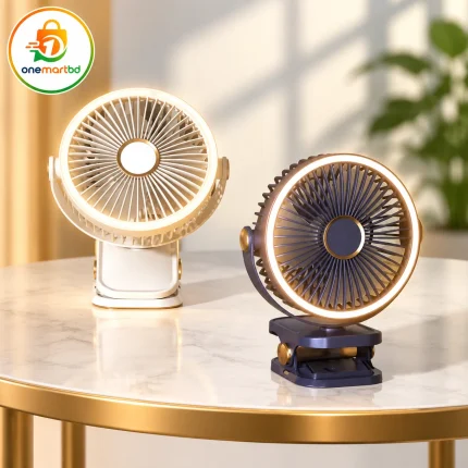 Rechargeable Fan With Light
