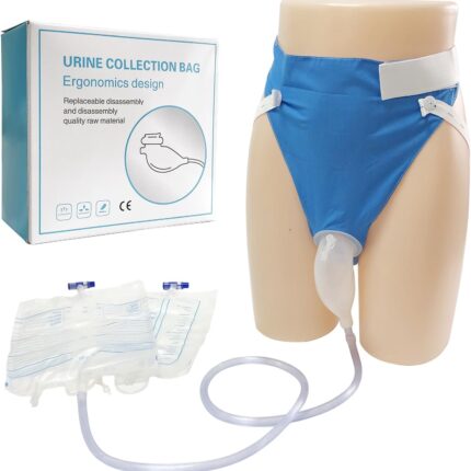 Silicone Urine Collector Bag For Male and Female Bed Elderly Patient